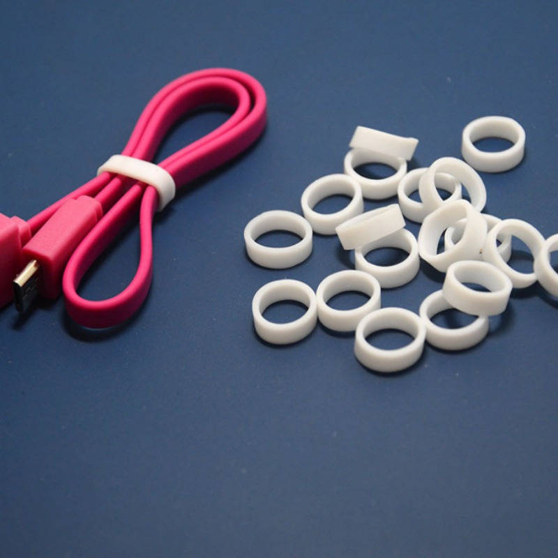 50 silicone cable ties