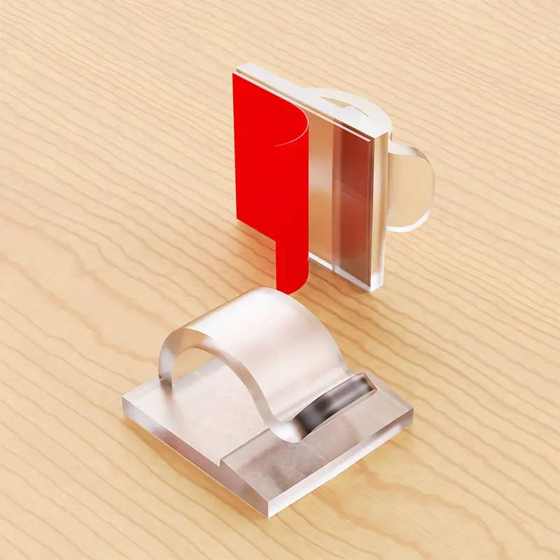 50 New Adhesive Cable Clips Upgraded for Wall Cable Fixing