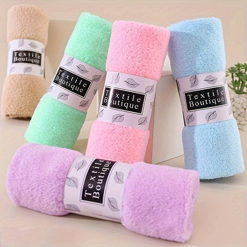 Super soft coral fleece bath towel