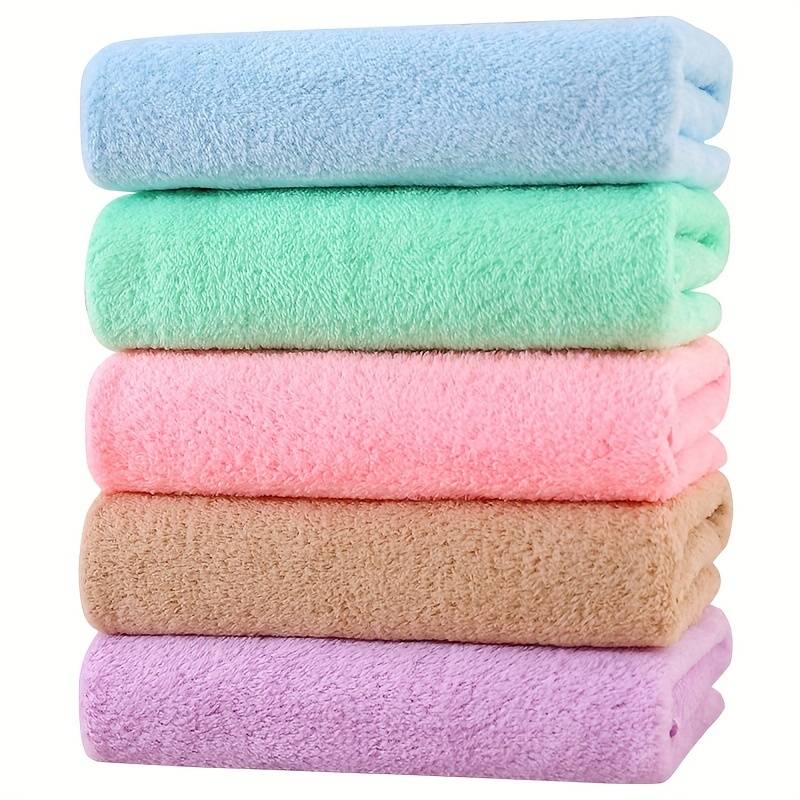 Super soft coral fleece bath towel