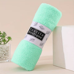 Super soft coral fleece bath towel