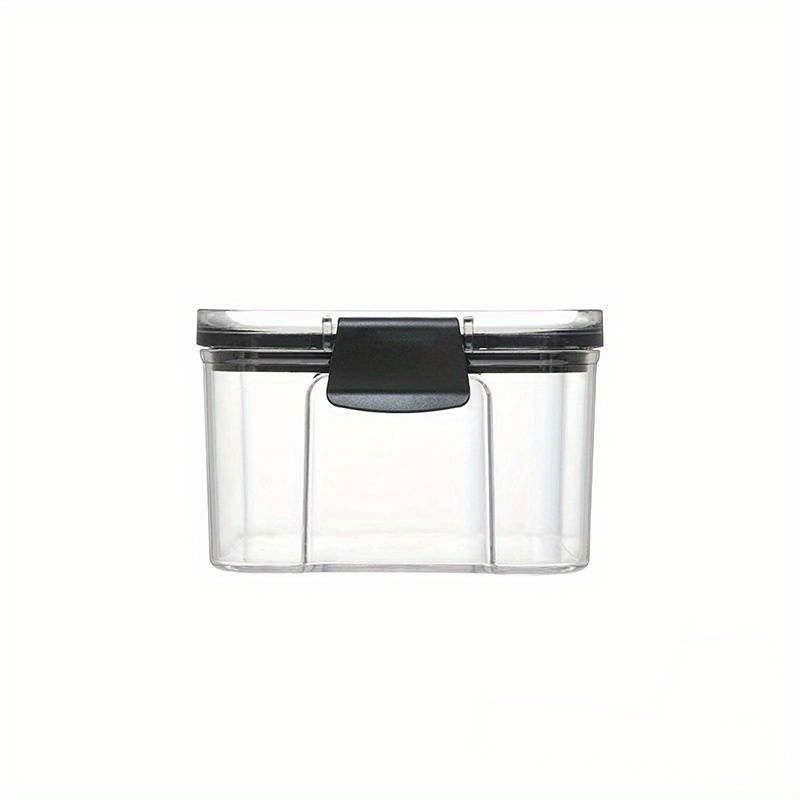 6-piece PVC kitchen storage box with lid. Suitable for kitchen food storage and organization.