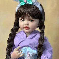 55cm (22-inch) lifelike reborn baby girl doll