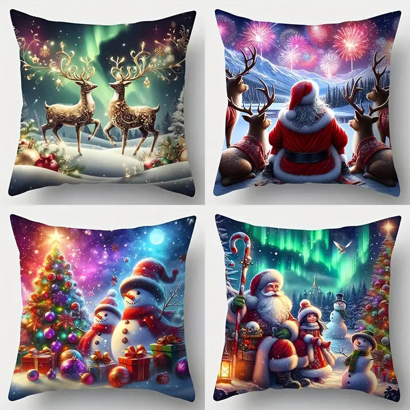 Four-piece pillowcase set