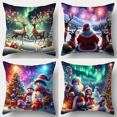 Four-piece pillowcase set