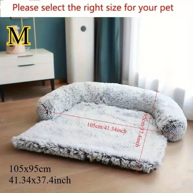 Large dog sofa bed 105*95 cm