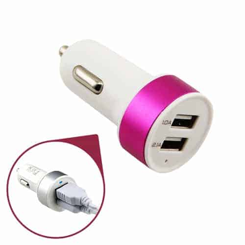 USB Dual Car Charger Adapter 5V 2.1A