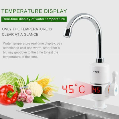 JG559 Instant Water Heater Tap Thermostat 3000w with Temperature Display