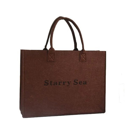 SE-156 Large Capacity Felt Shopping Bag