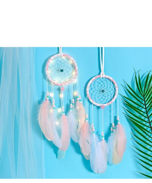 SE-129 LED Feather Dream Catcher