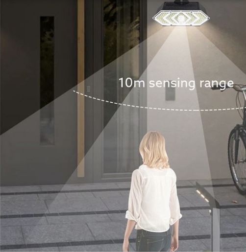 Rechargeable Solar Sensor Interaction  Wall Lamp