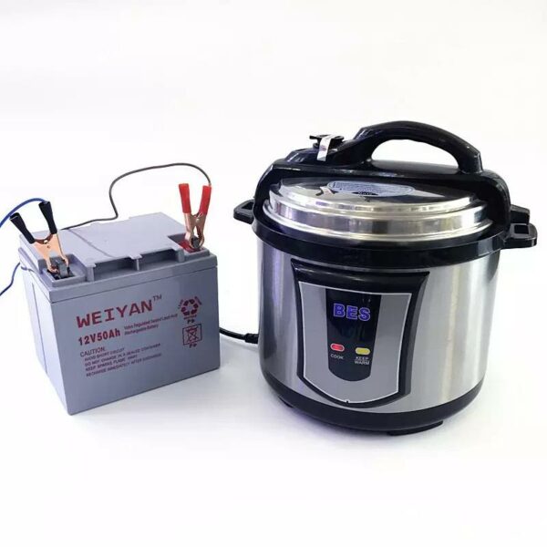 5Ltr 12V Multifunction Solar Powered By Battery Electric Pressure Cooker