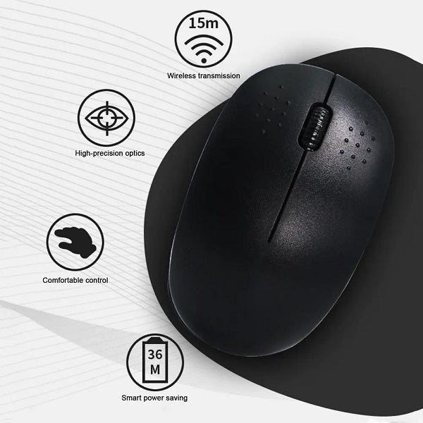 M05 Optical Ergonomic Wireless Mouse 1600DPI
