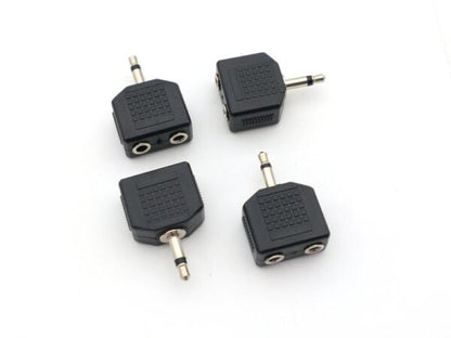 SE-L66 3.5mm Audio Conversion Head 1 Male to 2 Female Pack Of 100