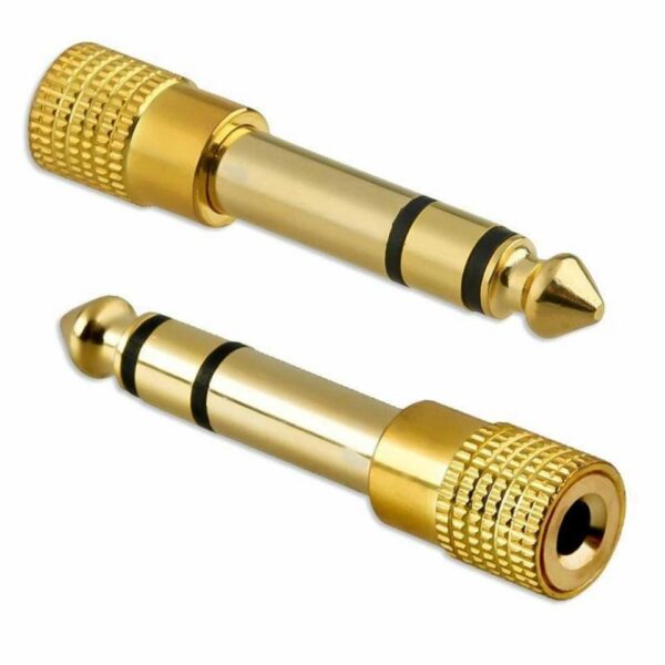 6.5mm Male to 3.5mm Female Audio Adapter Pack Of 100