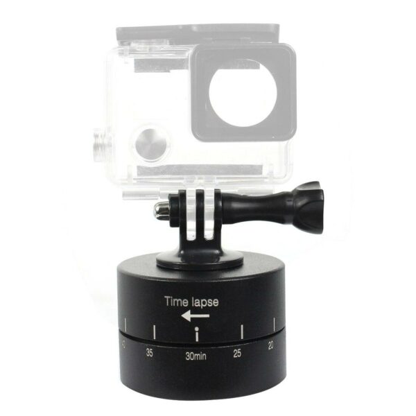 SE060 60min Delay Universal Panoramic Timing Pan/tilt 360-degree Rotation Gimbal for Camera Photography
