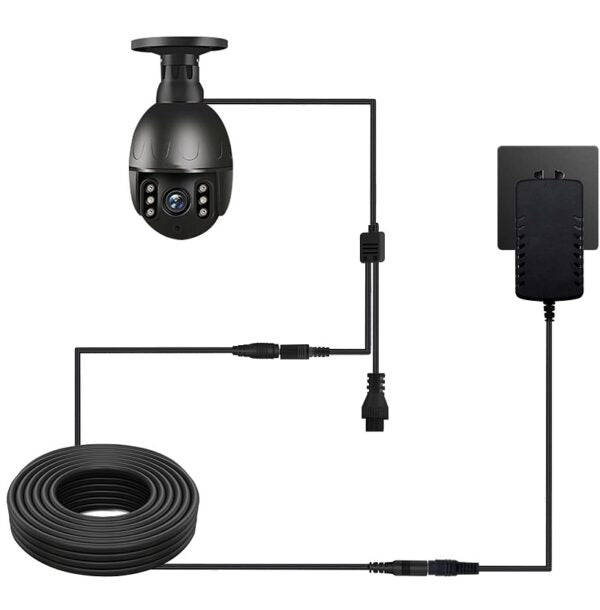 20M OD3.0 Male to Female Copper Wire Power Extension