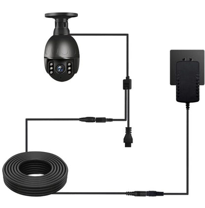 50M OD3.0 Male to Female Copper Wire Power Extension