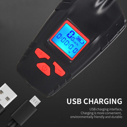 Aerbes AB-ZX05 Dual Light Bicycle Front Light With Digital Power Display 120lm