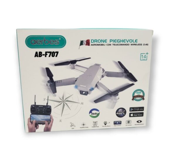 Aerbes AB-F707 QuadCopter Drone With Folding Aerial and 4K Camera