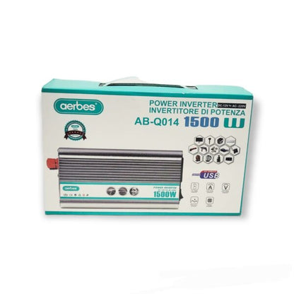 Aerbes AB-Q014 1500W 12V DC To AC Inverter