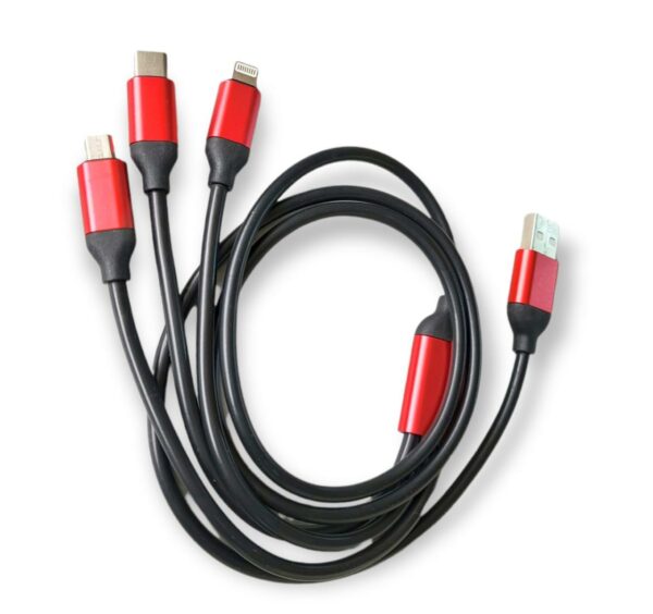 3 In 1 Portable Charging Cable 1M