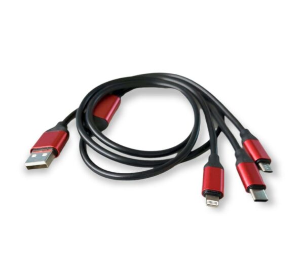 3 In 1 Portable Charging Cable 1M