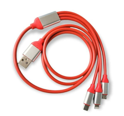 3 In 1 Portable Charging Cable 1M