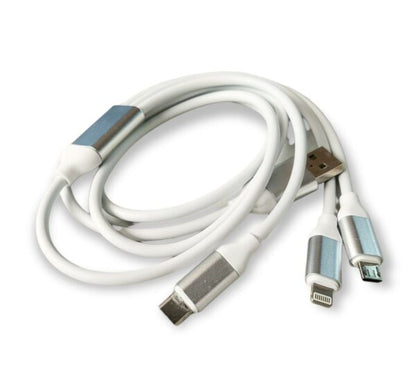 3 In 1 Portable Charging Cable 1M