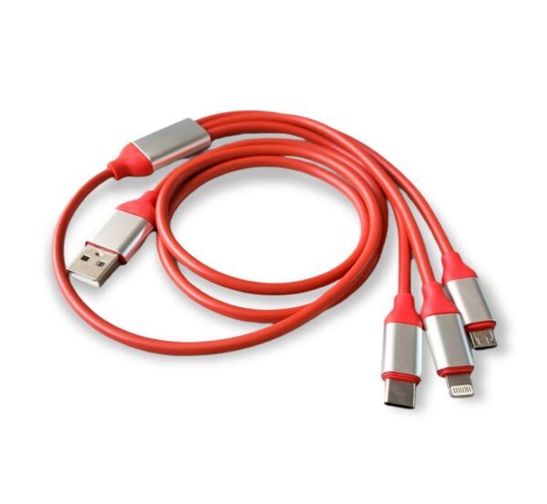 3 In 1 Portable Charging Cable 1M
