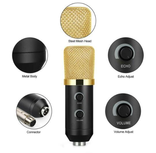 XF0122 Wired Microphone with Stand MK-F100TL