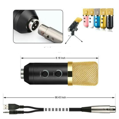 XF0122 Wired Microphone with Stand MK-F100TL