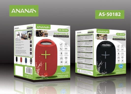 Ananas AS-50182 Portable Wireless Bluetooth Speaker
