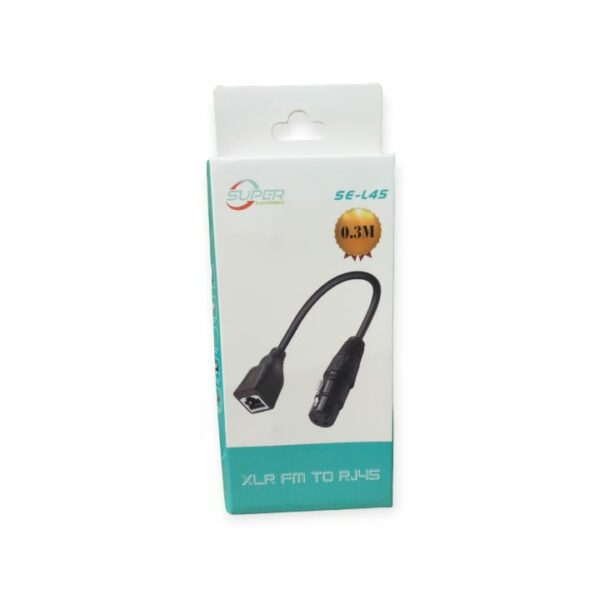 SE-L45 XLR 3 Pin Female To RJ45 Cable Adapter 0.3M