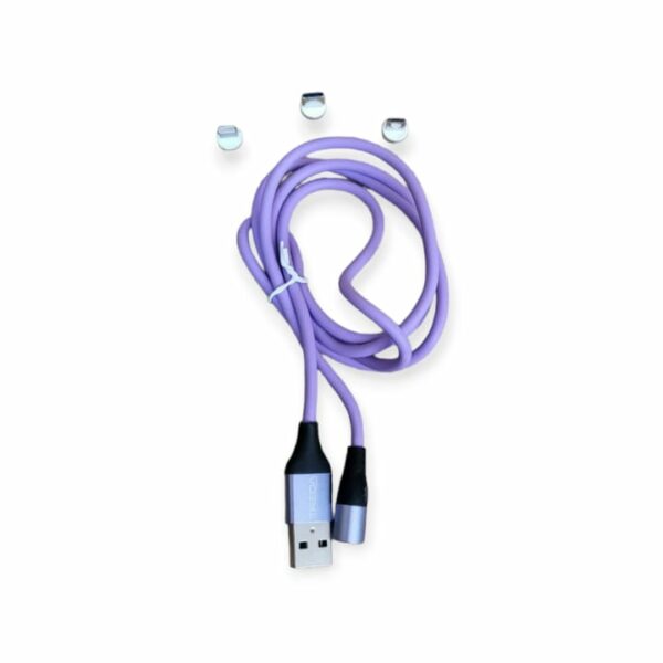 Treqa CA-846 Magnetic Cable Type C, V8 And IOS Connector 5.1A