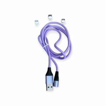 Treqa CA-846 Magnetic Cable Type C, V8 And IOS Connector 5.1A