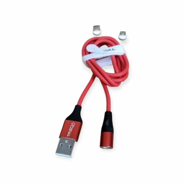 Treqa CA-846 Magnetic Cable Type C, V8 And IOS Connector 5.1A