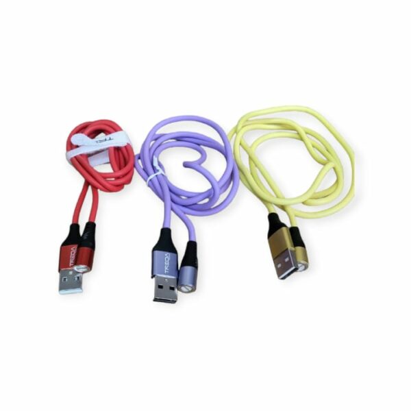 Treqa CA-846 Magnetic Cable Type C, V8 And IOS Connector 5.1A