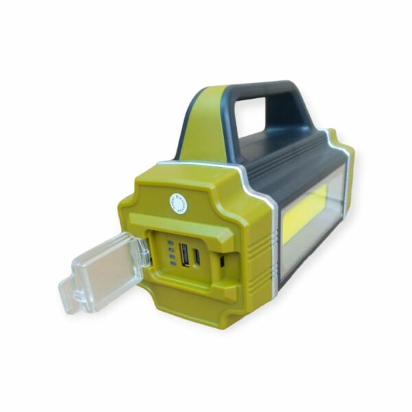 FA-2207 Load shedding Solar Powered Flashlight With COB + LED