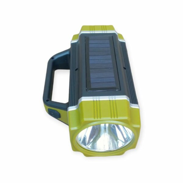 FA-2207 Load shedding Solar Powered Flashlight With COB + LED