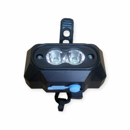 FA-909 Rechargeable Bicycle Front Light 2x XPE + 2x Red LED