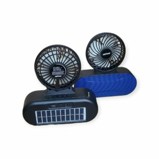 Aerbes AB-SD16 Solar Powered Bluetooth Speaker Flashlight With Mini Fan