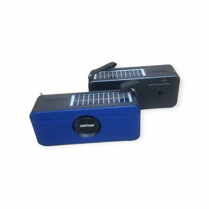 Aerbes AB-SD19 Portable Wireless Bluetooth Speaker With Flashlight And Solar Panel