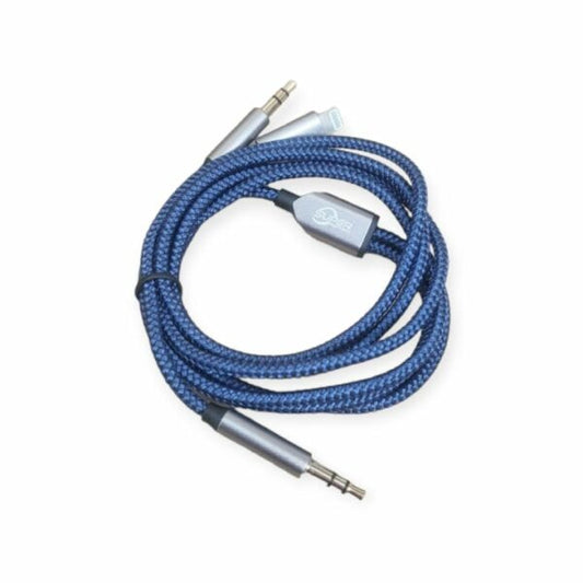 MH-245 3.5mm To 3.5mm Aux + Lightning Cable