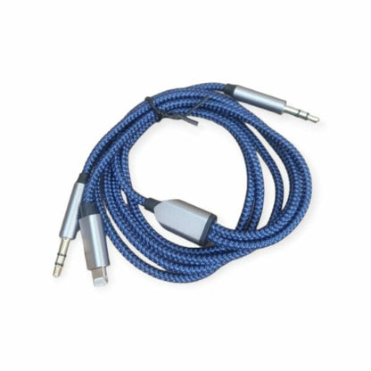 MH-245 3.5mm To 3.5mm Aux + Lightning Cable