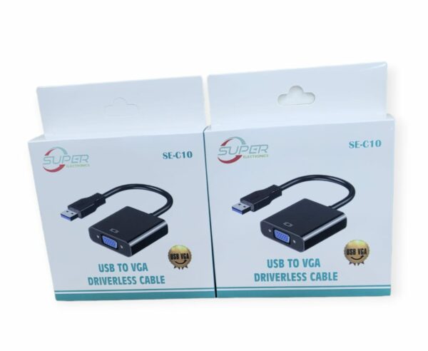 SE-C10 USB To VGA Adapter Cable