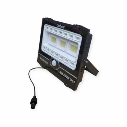 Aerbes AB-T08 Solar Powered Sensor Motion Floodlight With Remote Control 200W