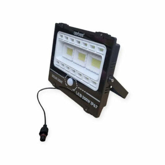 Aerbes AB-T08 Solar Powered Sensor Motion Floodlight With Remote Control 200W