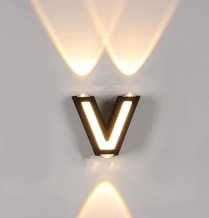 7W 3 LED V Shaped Wall Lamp 3000K