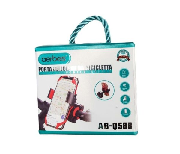 Aerbes AB-Q588 Silicon And PC Material Bicycle Cellphone Holder